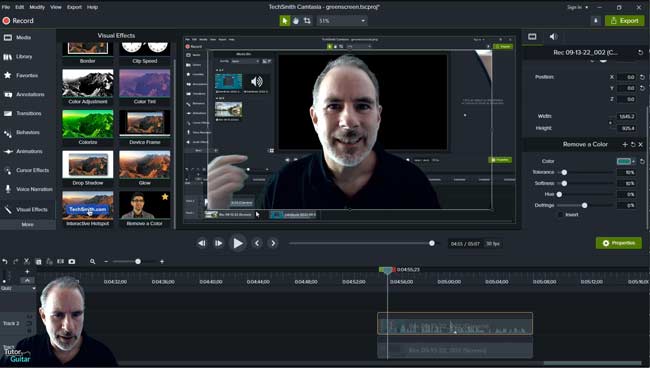 Camtasia course screenshot