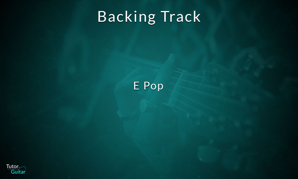 E pop backing track